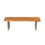 Christopher Knight Home Miranda, set da pranzo rustico da esterno in 6 pezzi con vimini, legno di acacia a doghe e cuscini