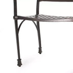 Christopher Knight Home Ridgecrest - Set da pranzo da esterno a 5 pezzi in alluminio