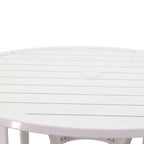 Courtyard Casual Santa Fe, ensemble repas 3 pièces pour balcon, hauteur 36", rond. Comprend une table de balcon de 36" et deux tabourets de balcon pivotants.