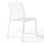 WestinTrends Playa Set da Pranzo per Esterni Rettangolare in Metallo da 7 Pezzi con Sedie Impilabili in Plastica per 6 Persone