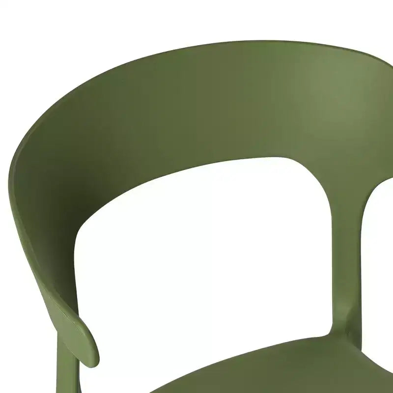WestinTrends Playa Set da Pranzo da Esterno in Metallo Rettangolare a 7 Pezzi con Sedie da Pranzo Impilabili in Plastica per 6 Persone