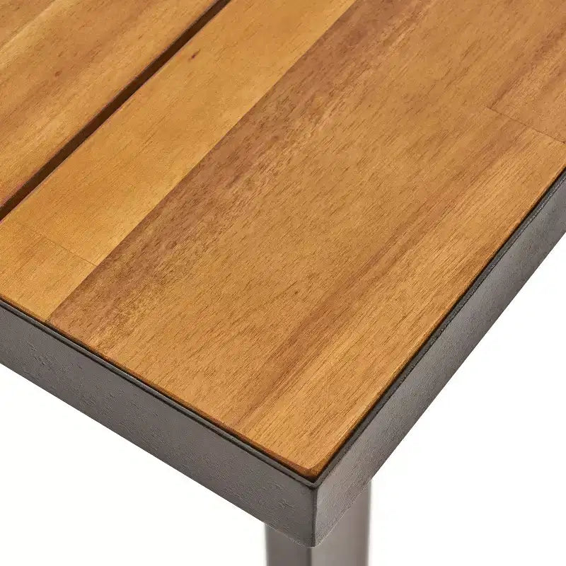 Ensemble de salle à manger d'extérieur 7 pièces en bois d'acacia et osier Christopher Knight Home Savoy