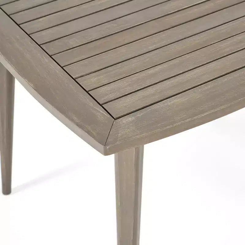 Christopher Knight Home Lagen Set da pranzo da 5 pezzi per esterni in legno di acacia e vimini