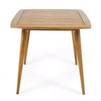 Christopher Knight Home Lagen Set da pranzo da 5 pezzi per esterni in legno di acacia e vimini