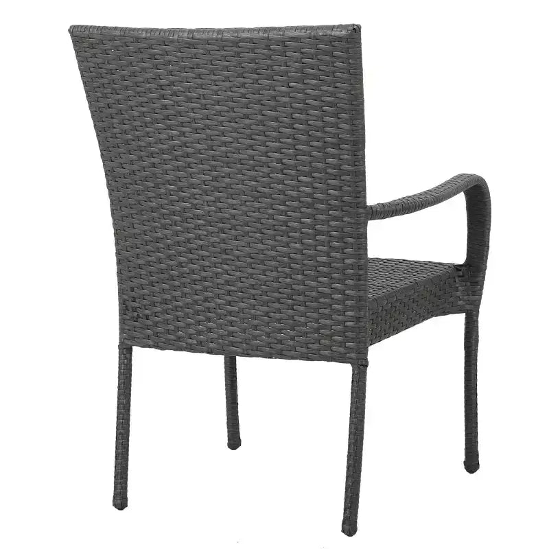 Christopher Knight Home Lagen Set da pranzo da 5 pezzi per esterni in legno di acacia e vimini