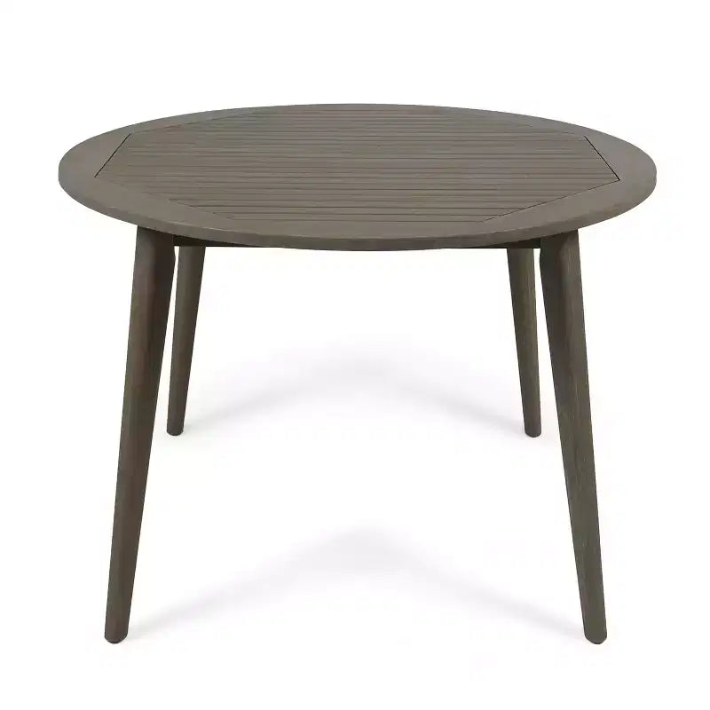 Christopher Knight Home Torrence Set da pranzo da esterno 5 pezzi in legno di acacia e vimini con cuscini