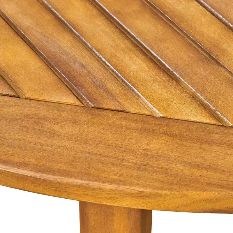 Christopher Knight Home Torrence Set da pranzo da esterno 5 pezzi in legno di acacia e vimini con cuscini