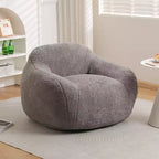 Divano pouf Okak Comfy Teddy con braccioli, poltrona a sacco morbida con memory foam, divano futon trapuntato per soggiorno, camera da letto