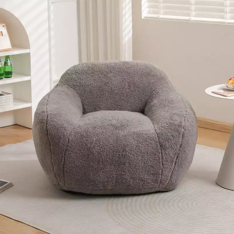 Canapé-poire confortable Okak avec accoudoirs, fauteuil-poire doux avec mousse à mémoire de forme, canapé futon capitonné pour salon, chambre à coucher