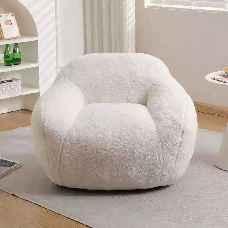 Canapé-poire confortable Okak avec accoudoirs, fauteuil-poire doux avec mousse à mémoire de forme, canapé futon capitonné pour salon, chambre à coucher