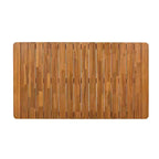 Christopher Knight Home Corin Elara Set da pranzo da 5 pezzi in legno di acacia con corda intrecciata, tavolo a doghe e cuscini