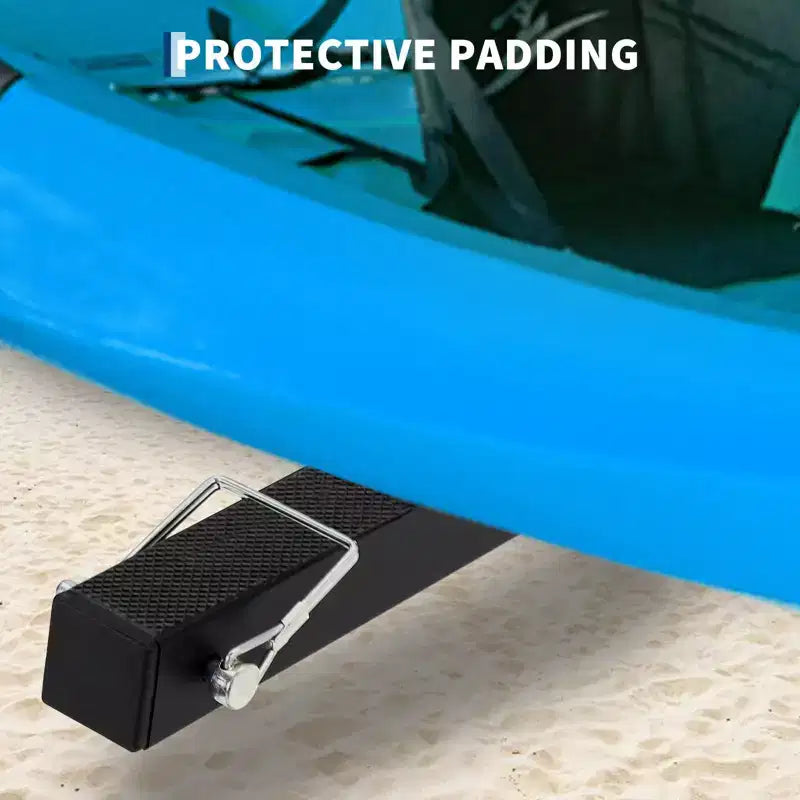 Rastrelliera per kayak, supporti per kayak resistenti per esterni, rastrelliera autoportante per kayak con ruote per kayak, canoe
