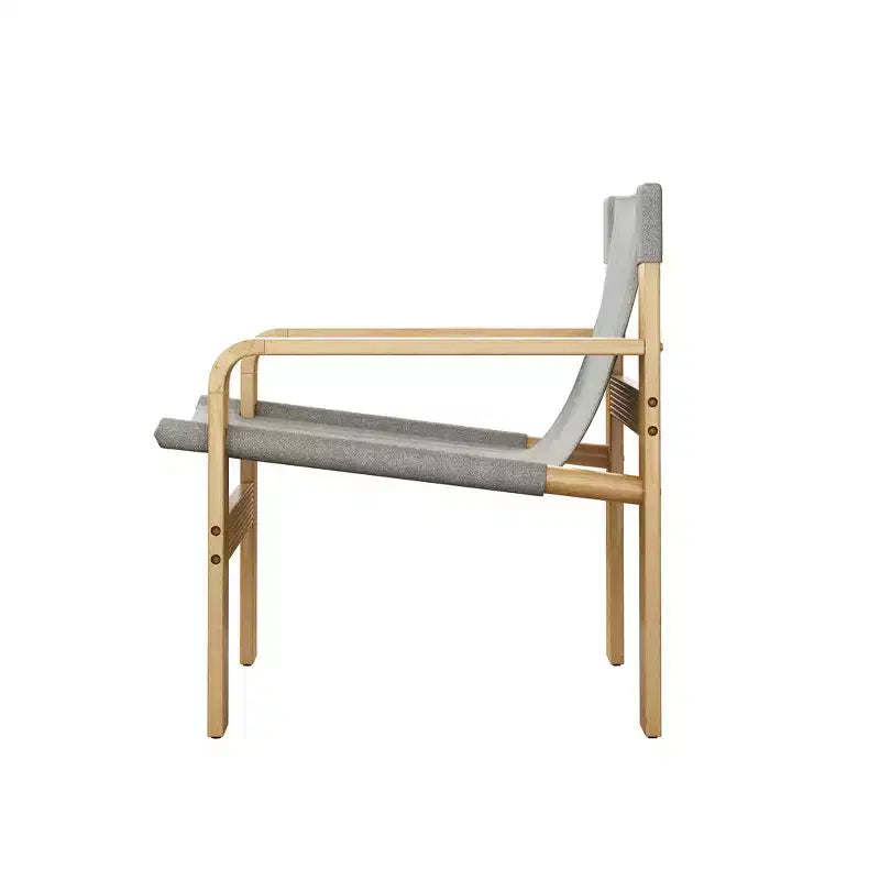 MAYEERTY Poltrona in rovere Poltrone moderne da salotto con struttura in legno massiccio per soggiorno, camera da letto, balcone