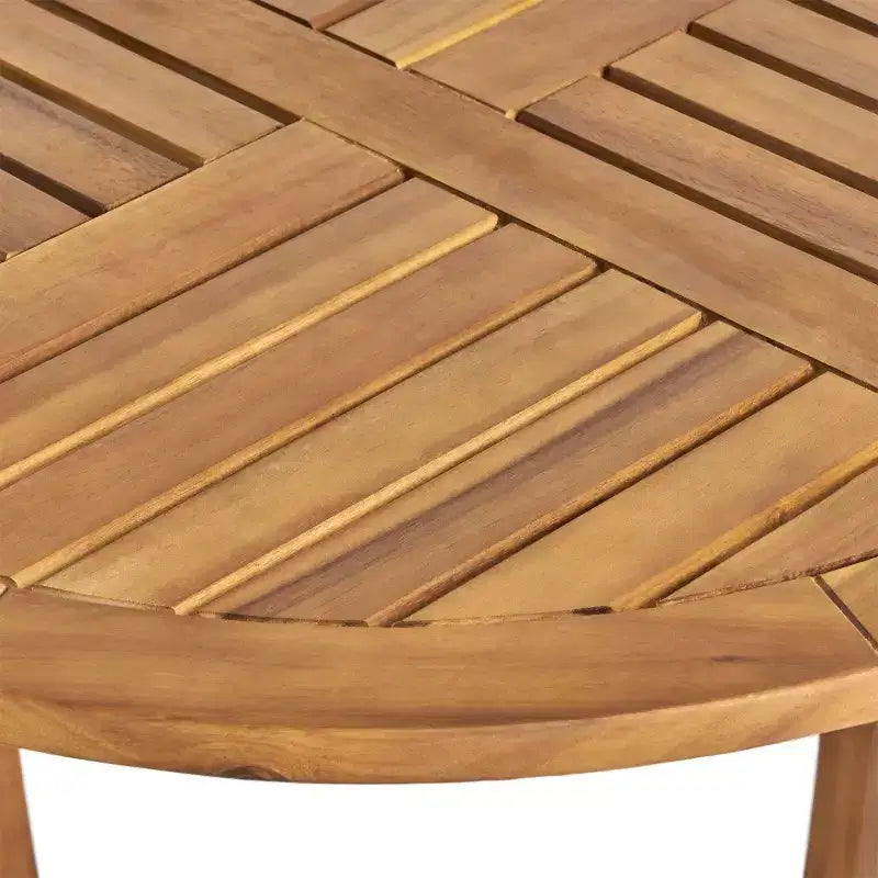 Christopher Knight Home Daisy Set da pranzo rustico da 3 pezzi in legno di acacia con sedie in vimini intrecciato
