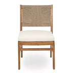 Set da pranzo Christopher Knight Home Lucinda da 7 pezzi in legno di acacia rustico con sedie in vimini intrecciato