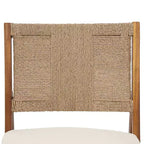 Set da pranzo Christopher Knight Home Lucinda da 7 pezzi in legno di acacia rustico con sedie in vimini intrecciato