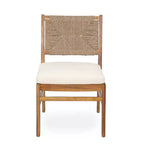 Christopher Knight Home Isidora – Ensemble de salle à manger d'extérieur 5 pièces en bois d'acacia rustique avec chaises en osier