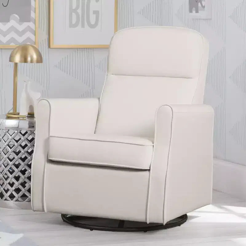 Fauteuil à bascule et pivotant étroit Delta Children Blair pour chambre de bébé