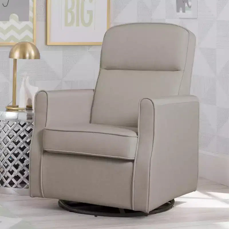 Fauteuil à bascule et pivotant étroit Delta Children Blair pour chambre de bébé