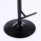 Homy Casa Lot de 2 tabourets de bar pivotants matelassés réglables avec repose-pieds et base en métal pour îlot de cuisine ou bar, vert olive