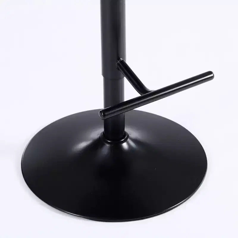 Homy Casa Lot de 2 tabourets de bar pivotants matelassés réglables avec repose-pieds et base en métal pour îlot de cuisine ou bar, vert olive