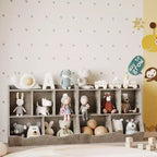 Mobile Organizer e Libreria in Legno - Scaffale a 5 Scomparti, Mobili per Asilo Nido, Cameretta, Armadietto per Bambini per Scuola Materna, Sala Giochi o Camera da Letto