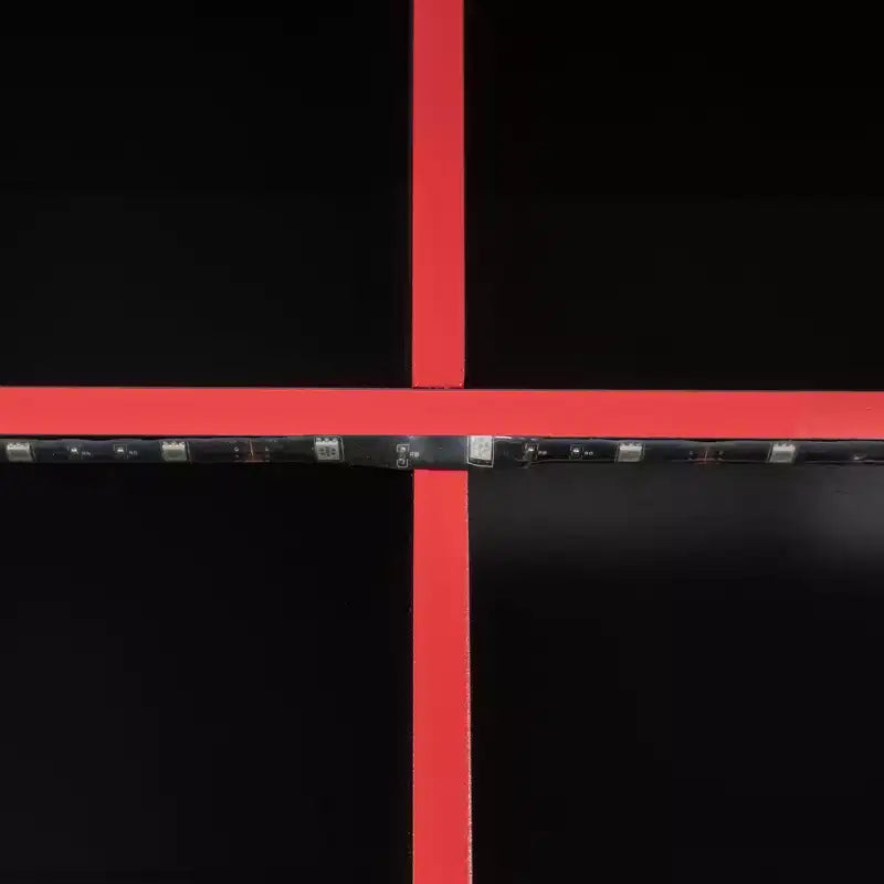Lit mezzanine Luxystar Gaming avec bureau, lumières RVB et rangements, lit pleine grandeur peu encombrant pour adolescents et adultes