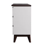 Cassettiera portaoggetti moderna GDFStudio Silas 47 in legno con 6 cassetti