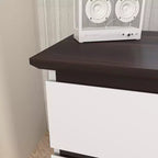 Cassettiera portaoggetti moderna GDFStudio Silas 47 in legno con 6 cassetti