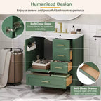 Meuble-lavabo de salle de bain avec évier combiné, meuble sous-vasque en bois avec tiroirs et portes, avec plateau amovible, cadre en bois massif, convient pour la salle de bain.