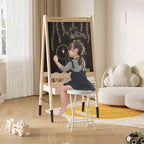 Lot de 2 tabourets pliants avec poignée, pieds antidérapants, capacité de 272 kg, tabouret pliant intérieur et extérieur pour adultes, pour dortoir, cuisine, coiffeuse