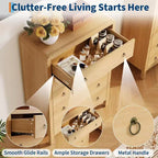 Cassettiera per Camera da Letto, Cassettiera Moderna per Armadio, Cassettiera per Vestiti in Legno, Organizzatore di Vestiti