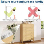 Cassettiera per Camera da Letto, Cassettiera Moderna per Armadio, Cassettiera per Vestiti in Legno, Organizzatore di Vestiti
