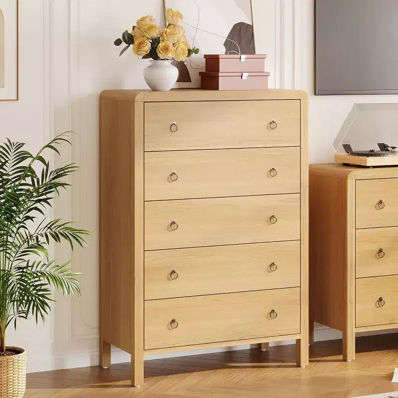 Cassettiera per Camera da Letto, Cassettiera Moderna per Armadio, Cassettiera per Vestiti in Legno, Organizzatore di Vestiti