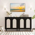 Buffet Cabinet with Storage, Sideboard Cabinet with 2 Doors and Adjustable Shelves,(2 PCS)