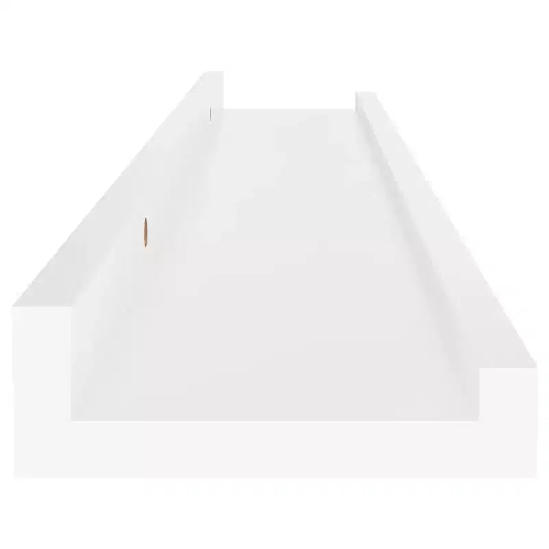 Étagère murale, lot de 4, MDF blanc, 60x9x3 cm, fixation murale