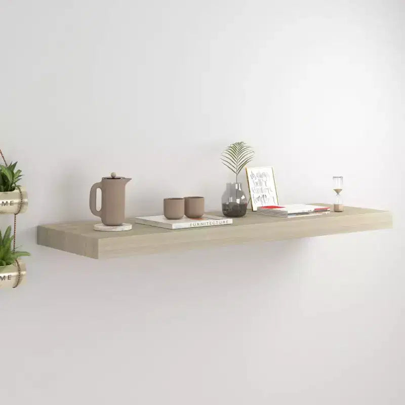 Wall Shelf Oak Honeycomb MDF Large Wall mounting