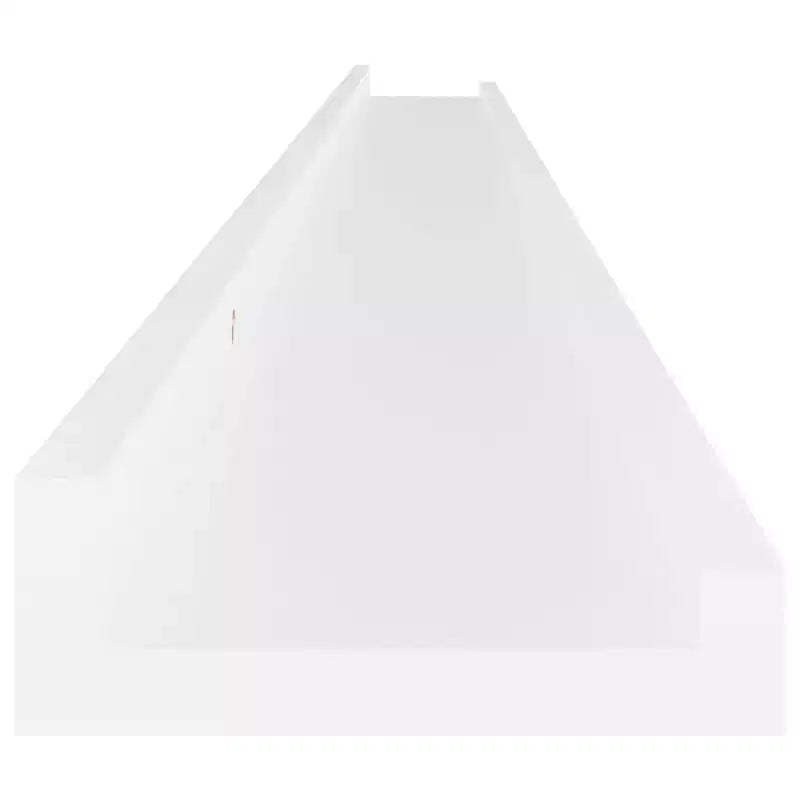Mensola a muro set da 2 in MDF bianco 115 x 9 x 3 cm Montaggio a parete