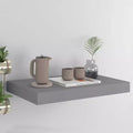 Wall Shelf Grey Honeycomb MDF, metal 15.7x9.1x1.5 in Wall Shelf