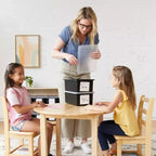 Torre Portaoggetti Mobile a 20 Scomparti ECR4Kids e 20 Contenitori, 5x4, Mobili per Bambini