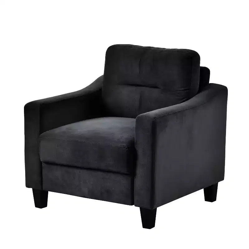 Moderno divano a due posti, rivestimento in misto cotone-lino ad alto comfort con cuscini in schiuma, capacità di carico di 227 kg, perfetto per il soggiorno.