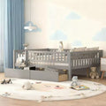 Luxystar Full Size Daybed Wood Bed with Two Drawers for Kids Room and Guest Room