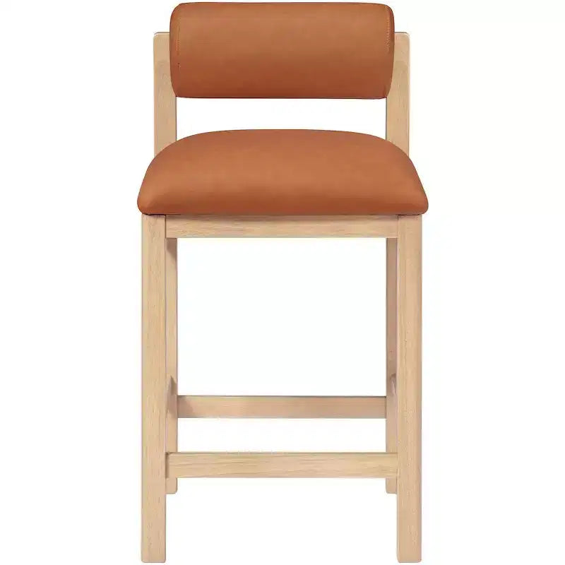 Tabouret de comptoir rembourré en similicuir Meridian Furniture, Roundhill