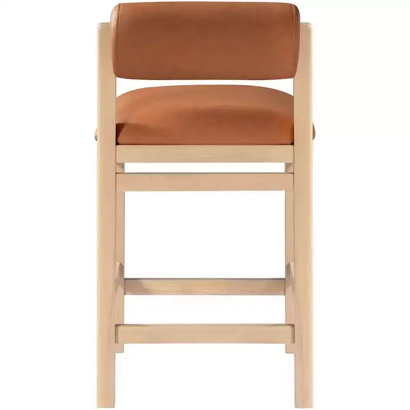 Tabouret de comptoir rembourré en similicuir Meridian Furniture, Roundhill