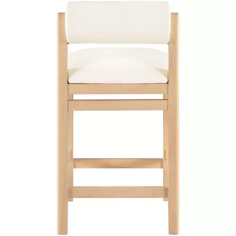 Tabouret de comptoir rembourré en similicuir Meridian Furniture, Roundhill