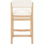 Tabouret de comptoir rembourré en similicuir Meridian Furniture, Roundhill