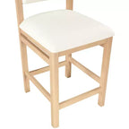 Tabouret de comptoir rembourré en similicuir Meridian Furniture, Roundhill