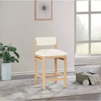 Tabouret de comptoir rembourré en similicuir Meridian Furniture, Roundhill