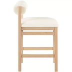 Tabouret de comptoir rembourré en similicuir Meridian Furniture, Roundhill