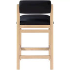 Tabouret de comptoir rembourré en similicuir Meridian Furniture, Roundhill